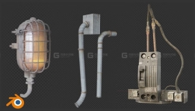 Blender道具模型建模贴图教程 Udemy C Modeling and Texturing Decoration in Blender