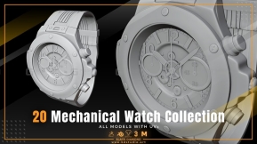 20个机械手表模型 20 Mechanical Watch Collection