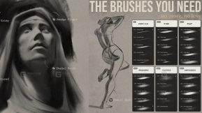 Lucas Peinador - LP Charcoal Brushes Lucas Peinador - LP 炭笔笔刷