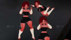 露西菲拉 - 风格化动漫NPR角色 - Lucifera - Anime Stylized Npr Character