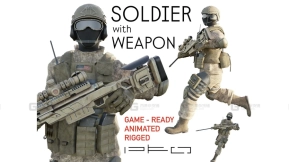 携带武器的士兵-Soldier With Weapon