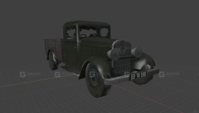 标致201厢式货车 - Peugeot 201 Camionnette 3D model-127