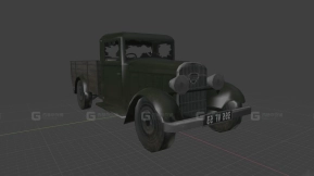 标致201厢式货车 - Peugeot 201 Camionnette 3D model-127