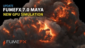 Sitni Sati发布FumeFX 7.0 for Maya，搭载FumeFX GPU加速功能