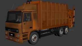 ECO X500后装垃圾车 - ECO X500 rear loader 3D model-235