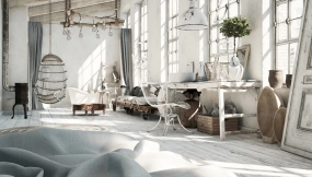 【UE】阁楼室内 - Archinteriors 第4卷 场景4  Loft Interior - Archinteriors Vol 4 Scene 4