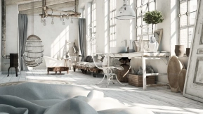 【UE】阁楼室内 - Archinteriors 第4卷 场景4  Loft Interior - Archinteriors Vol 4 Scene 4