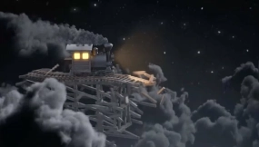 这趟夜间列车3D动画宛如童话场景