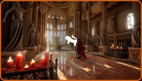 【UE】亚瑟王中世纪城堡内部环境（城堡中世纪王座厅）  King Arthur Medieval Castle Interior Environment ( Castle Medieval Throne Room )