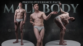男性人体-照片参考包-1022张JPEG图片 Male Body-Photo Reference Pack-1022 JPEGs