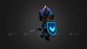 动画英雄男孩角色 - Hero Boy animated character