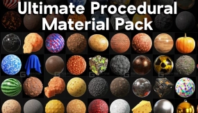 Ultimate Blender Procedural Material Pack Blender 终极程序化材质包