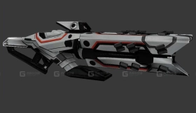 榴弹发射器3D模型-63 - Grenade Launcher 3D model-63