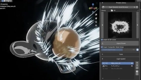 艺术家发布Blender插件，内含超100种VFX资产与预设
