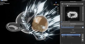 艺术家发布Blender插件，内含超100种VFX资产与预设