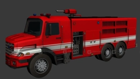 奔驰Zetros消防车 - Mercedes-Benz Zetros Pumper 3D model-264