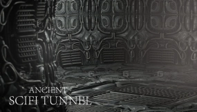 【UE】古代科幻隧道（模块化）  Ancient SciFi Tunnel (Modular)