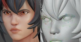 Blender面部绑定：绝区零朱鸢角色表情制作