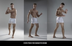 200张男性pose参考图片
