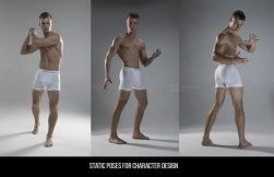 200张男性pose参考图片