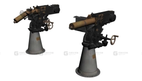 BF1 QF 1磅炮3D模型-71 - BF1 QF 1 pounder 3D model-71