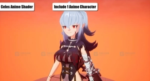 【UE】卡通三渲二动动漫角色材质球（角色卡通渲染器） Celes Anime Shader(Character Cel-Shader)