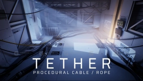 【UE5.6-5.8】Tether - 程序化线缆工具  Tether - Procedural Cable Tool