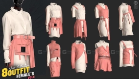 8+休闲女装短裤连衣裙衬衫