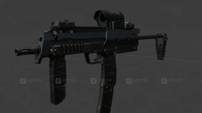 MP7冲锋枪-MP7 3D model-4