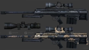 巴雷特 - Barrett 3D model-34