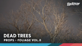 【UE】枯树 Foliage VOL.8 - Dead Trees (Nanite and Low Poly)