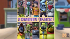 【UE】卡通僵尸（包）  Cartoon Zombies (Pack)
