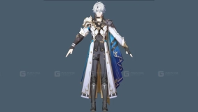 二次元角色模型blender角色模型6 Anime Character Model Blender Character Model 6