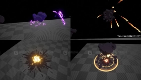 【UE】卡通冲击 - 风格化粒子模拟 #1  Cartoony Impact - Stylized Particle Simulation #1