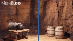 【UE】模型边界混合技术  MeshBlend