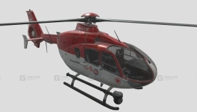 赞加游戏3D写实直升机模型 3D Realisitc Helicopter Model of Zanga Games