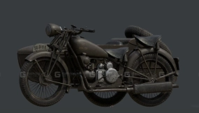 意大利摩托车 - Italian Motorcycle 3D model-8