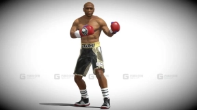 3D绑定梅威瑟 - 3D Rigged Mayweather