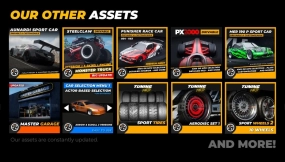 【UE】多人赛车跑车游戏资源 Sport Car Aunardi  Multiplayer UE5
