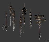 悬挂武器 - Hanging Weapins 3D model-37
