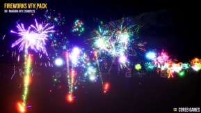 【UE】30多个自定义烟花视觉特效资源  Fireworks VFX Pack