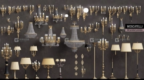 60+欧洲古典灯具吊灯台灯落地灯水晶灯 moscatelli collection 60 items