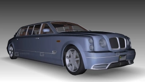 克纳查曼特豪华轿车 - Kerner Charmant Limo 3D model-62