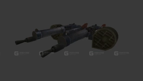 双联MG0815机枪-Double MG0815 3D model-6