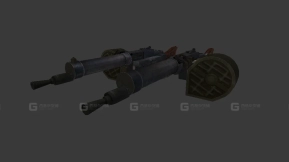 双联MG0815机枪-Double MG0815 3D model-6