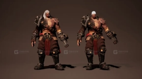 【UE】未来战士角色模型 Futuristic Warrior CYBER WARRIOR
