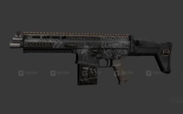 SCAR-H-5重型突击步枪-SCAR-H-5 3D model