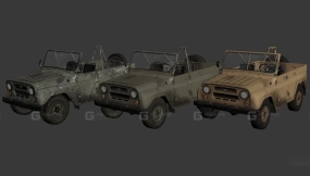乌兹 - UAZ 3D model-92