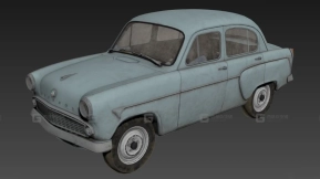 莫斯科人-407 - Moskvich-407 3D model-37
