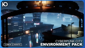 【UE】赛博朋克城市包  Cyberpunk City Pack